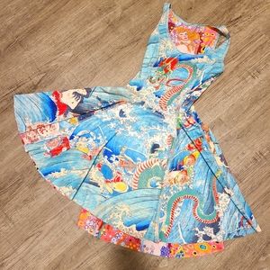 Blackmilk reversible skater dress